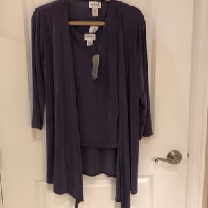 Chico’s NWT Travelers tank top and jacket